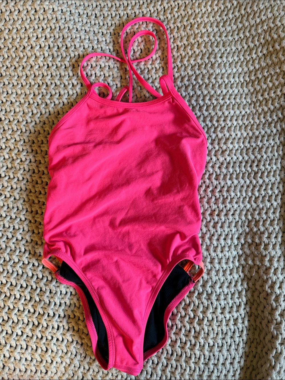 Women’s Hot Pink One-Piece Swim Suit - Jolyn